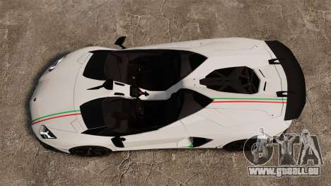 Lamborghini Aventador J 2012 Tricolore pour GTA 4