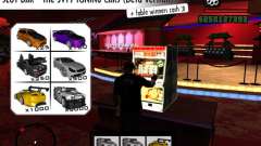 Slot BAR The JVTs tuning cars pour GTA San Andreas
