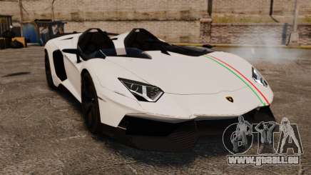 Lamborghini Aventador J 2012 Tricolore pour GTA 4