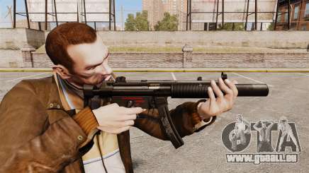 MP5SD mitraillette v5 pour GTA 4