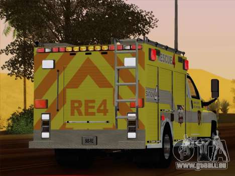 GMC C4500 Topkick BCFD Rescue 4 pour GTA San Andreas