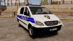 Mercedes-Benz Vito Croatian Police v2.0 [ELS] pour GTA 4