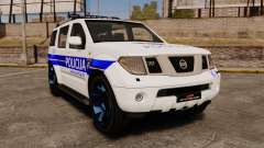 Nissan Pathfinder Croatian Police [ELS] pour GTA 4