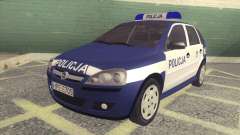 Opel Corsa C Policja pour GTA San Andreas