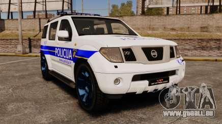 Nissan Pathfinder Croatian Police [ELS] pour GTA 4