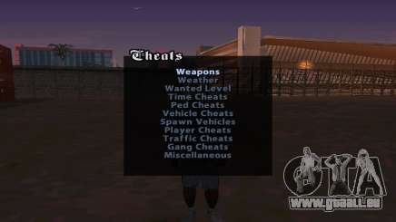 Cheat Menu pour GTA San Andreas