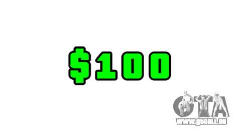 Score vert de dollars pour GTA 4