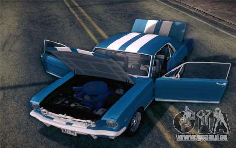 Ford Mustang GT 289 Hardtop Coupe 1965 pour GTA San Andreas