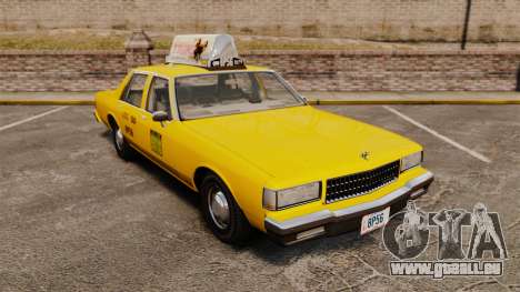 Chevrolet Caprice 1987 L.C.C. Taxi pour GTA 4