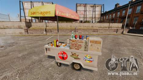 Nouvelles textures de charrettes de Hot-Dog pour GTA 4