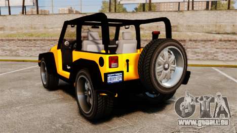 Jeep Wrangler Rubicon 2012 pour GTA 4