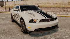Ford Mustang 2012 Boss 302 Fiery Horse pour GTA 4