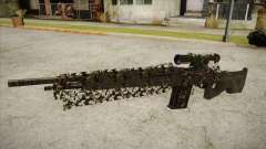 Sniper M-14 With Camouflage Grid für GTA San Andreas