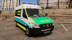 Mercedes-Benz Sprinter Australian Ambulance ELS pour GTA 4