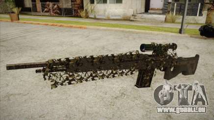 Sniper M-14 With Camouflage Grid pour GTA San Andreas