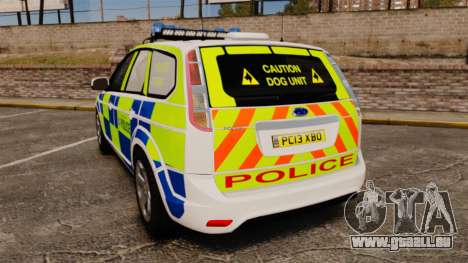 Ford Focus Estate 2009 Police England [ELS] pour GTA 4