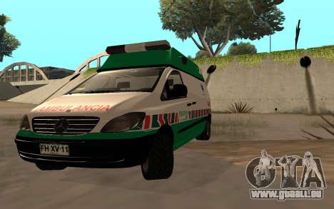 Mercedes-Benz Vito Ambulancia ACHS 2012 für GTA San Andreas