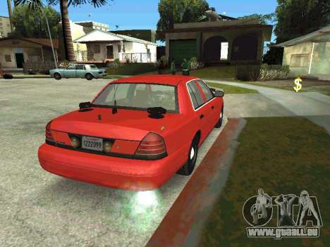 Ford Crown Victoria Unmarked Police pour GTA San Andreas