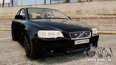 Volvo S60R Unmarked Police [ELS] pour GTA 4