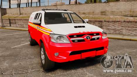 Toyota Hilux FDNY v2 [ELS] pour GTA 4
