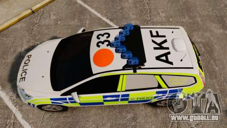 Ford Focus Estate 2009 Police England [ELS] pour GTA 4