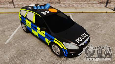 Ford Focus Estate 2009 Police England [ELS] pour GTA 4