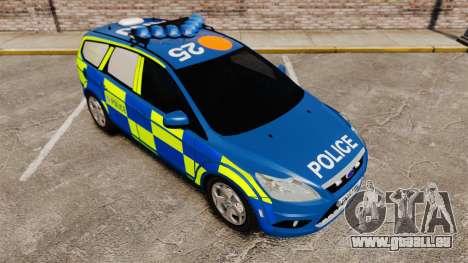 Ford Focus Estate 2009 Police England [ELS] pour GTA 4