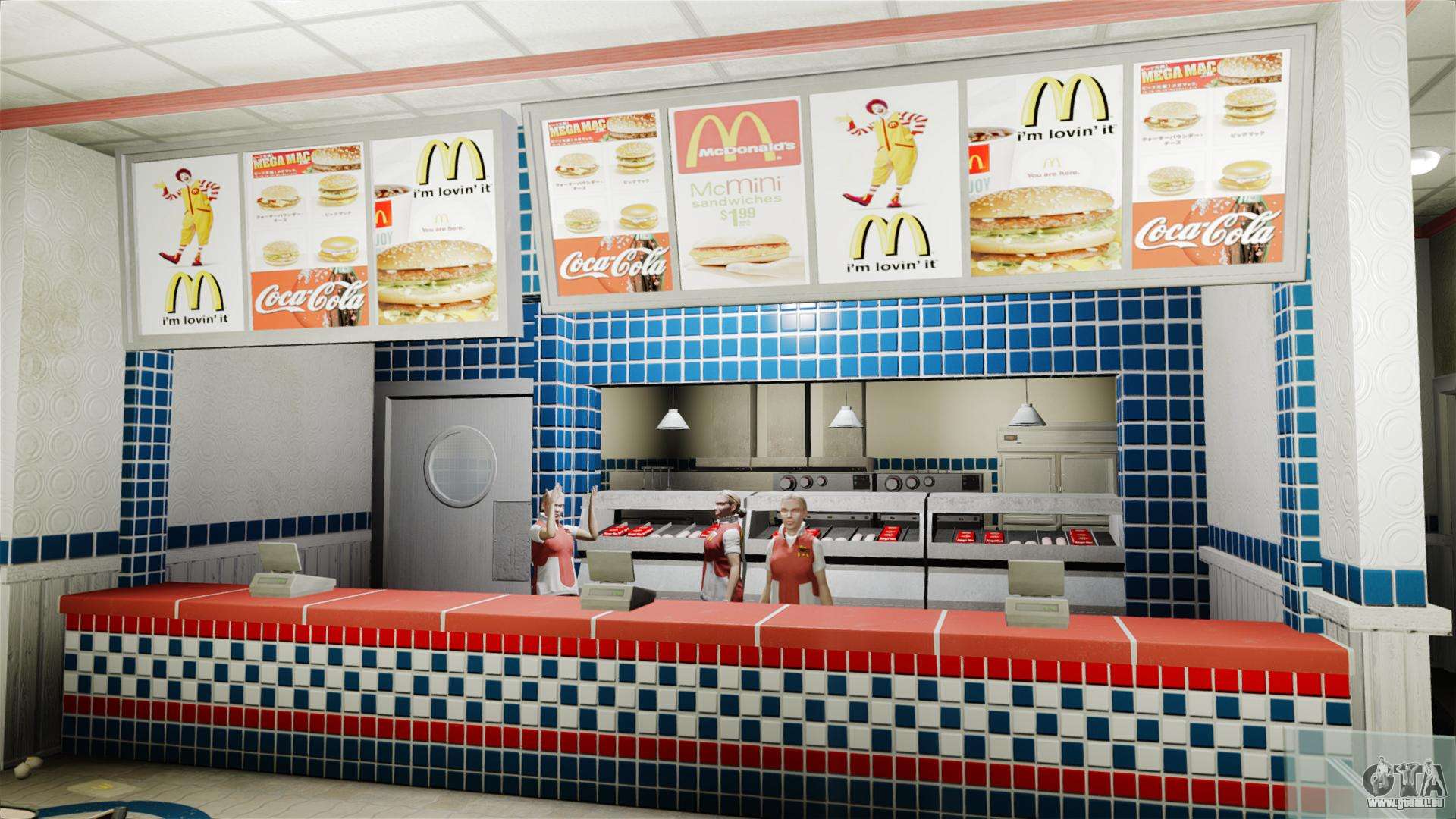 Essen, McDonalds und Taco Bell für GTA 4