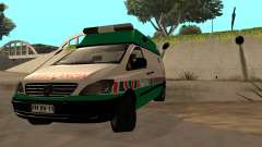 Mercedes-Benz Vito Ambulancia ACHS 2012 pour GTA San Andreas
