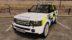 Range Rover Sport Metropolitan Police [ELS] pour GTA 4