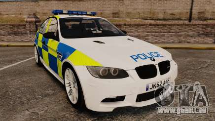 BMW M3 British Police [ELS] für GTA 4