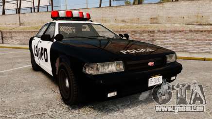 GTA V Vapid Police Cruiser LSPD pour GTA 4