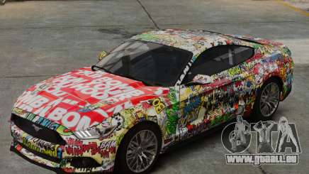 Ford Mustang GT 2015 Sticker Bombed pour GTA 4