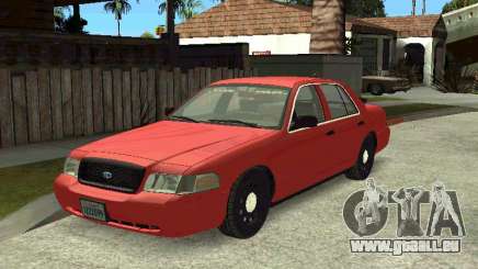 Ford Crown Victoria Unmarked Police für GTA San Andreas