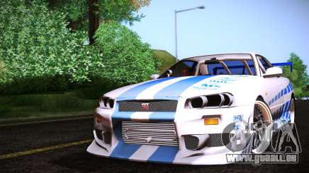 Nissan Skyline R34 FnF pour GTA San Andreas