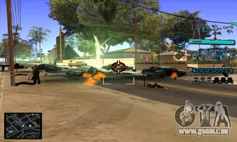 C-HUD Aztecas Gang pour GTA San Andreas