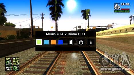 GTA 5 Radio HUD pour GTA San Andreas