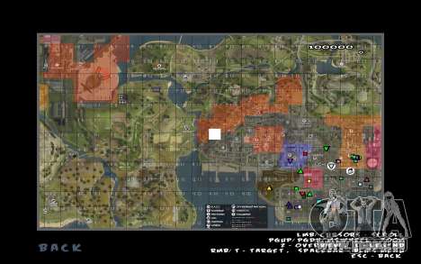 Rapid opening map für GTA San Andreas