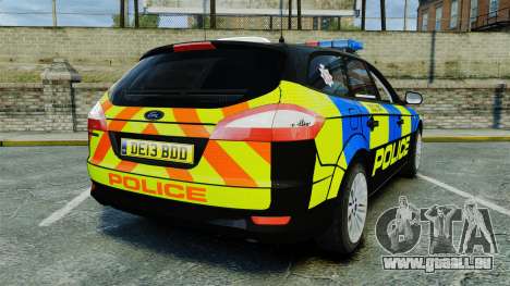 Ford Mondeo Estate Police Dog Unit [ELS] pour GTA 4