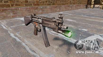 HK MP5 Maschinenpistole mit Taschenlampe für GTA 4
