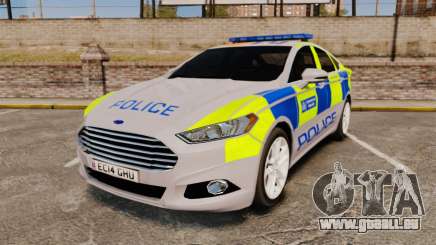 Ford Mondeo 2014 Metropolitan Police [ELS] pour GTA 4