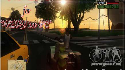 HD ENB for very low PC für GTA San Andreas