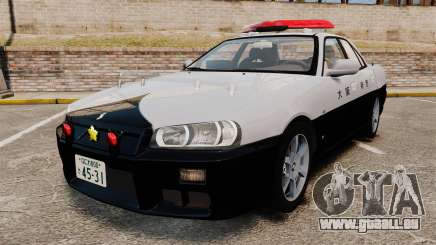 Nissan Skyline ER34 Police für GTA 4