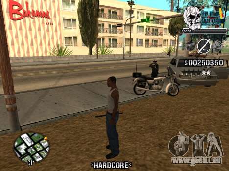 C-HUD Hardcore By KD für GTA San Andreas