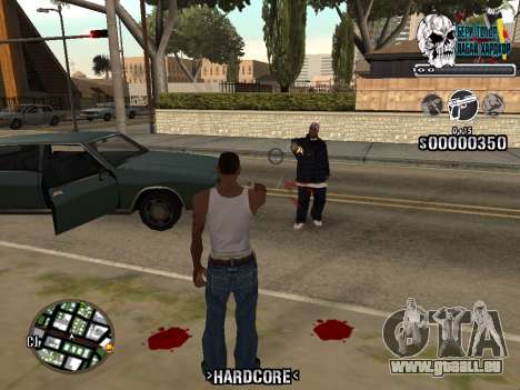 C-HUD Hardcore By KD für GTA San Andreas