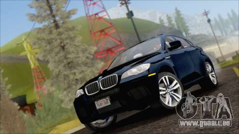 BMW X6M E71 2013 300M Wheels pour GTA San Andreas