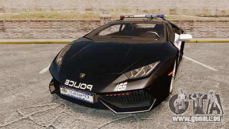 Lamborghini Huracan Cop [Non-ELS] für GTA 4