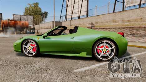 Ferrari 458 Spider Speciale pour GTA 4