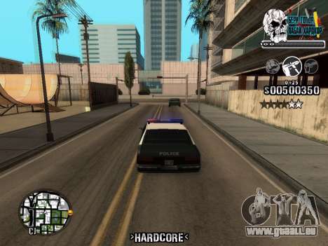 C-HUD Hardcore By KD für GTA San Andreas