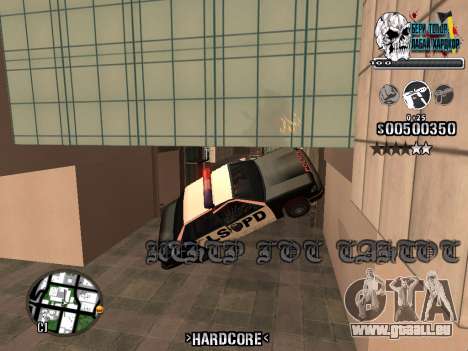 C-HUD Hardcore By KD für GTA San Andreas